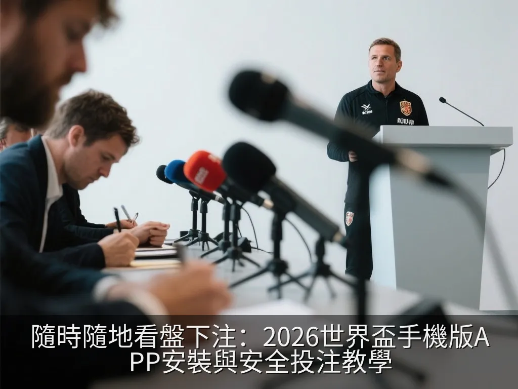隨時隨地看盤下注：2026世界盃手機版APP安裝與安全投注教學